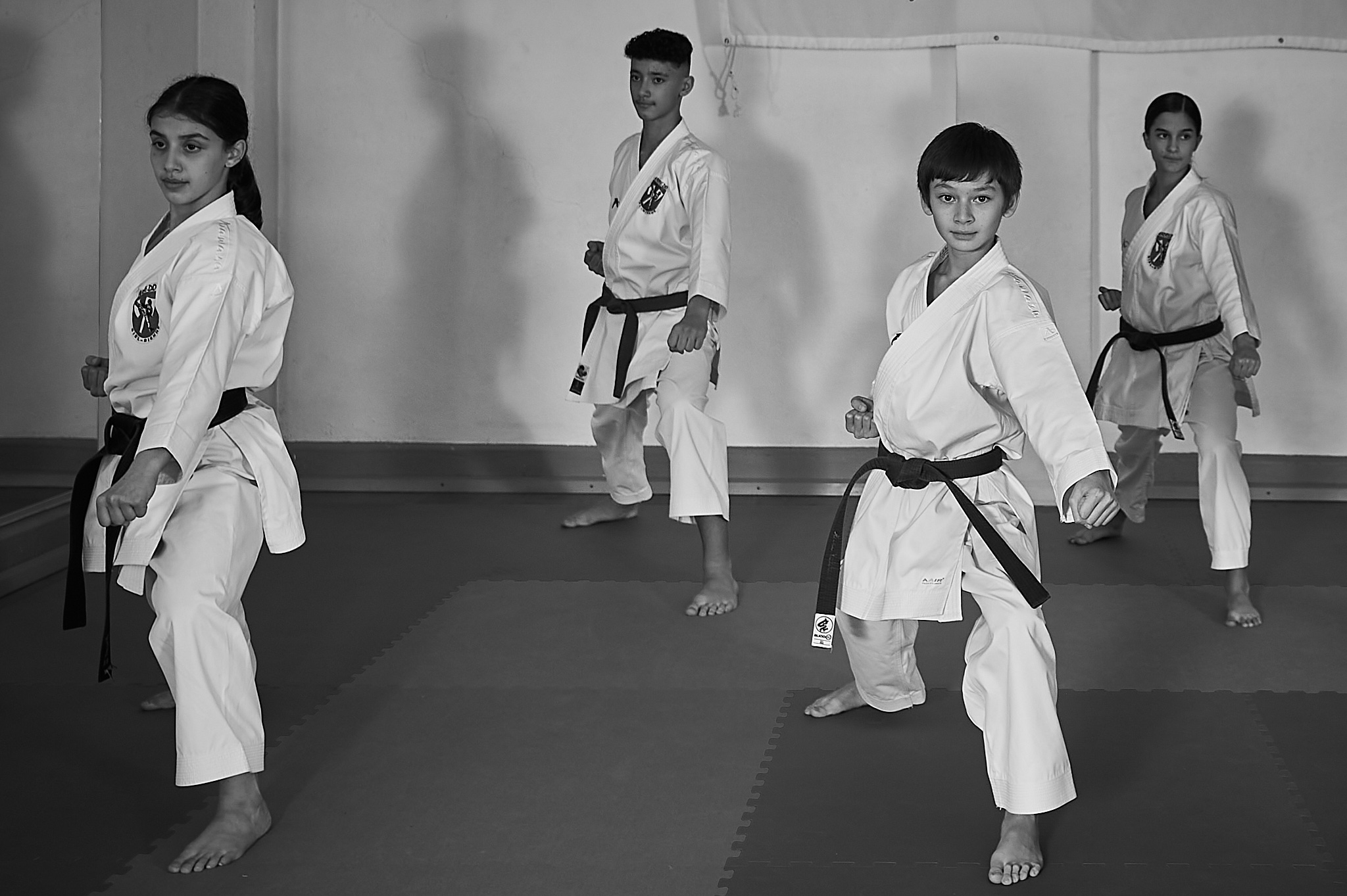 ZEN SHIN Karate U16 Junior am trainieren