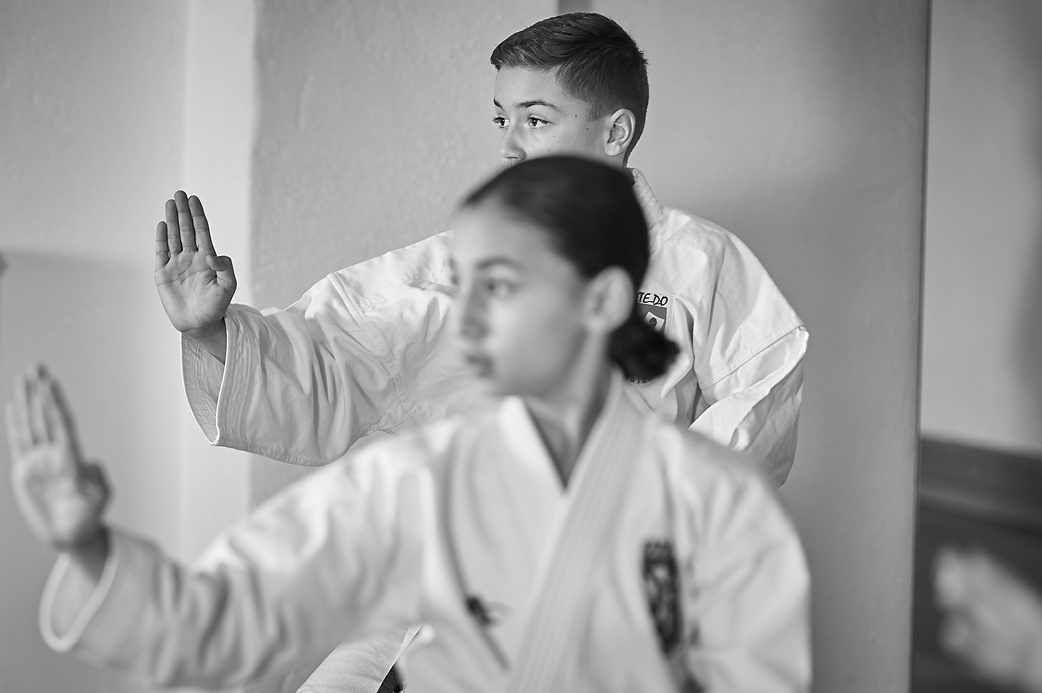 ZEN SHIN Karate U16 Junior am trainieren