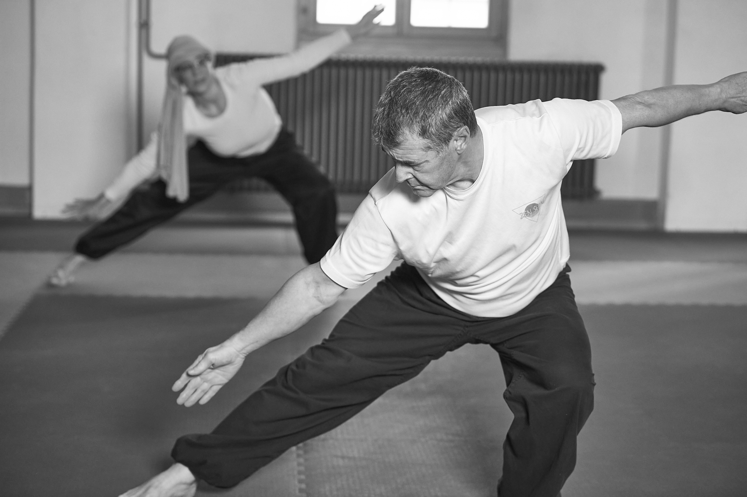ZEN SHIN Taiji-Quan & Qi-Gong Schueler am trainieren