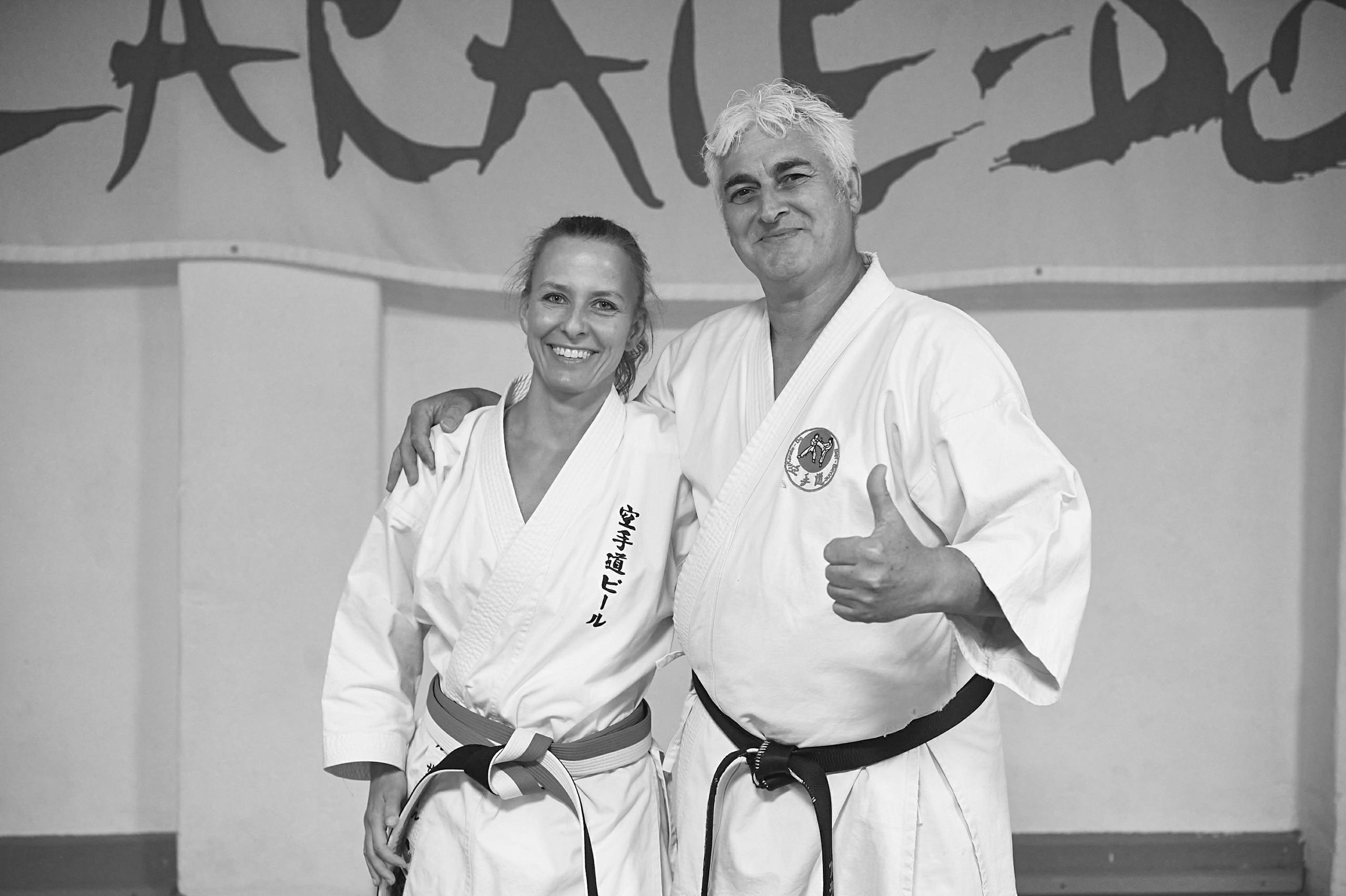 ZEN SHIN Michelle Saner 6. Dan und Franco Rosafio 3. DanKarate-Do Biel/Bienne